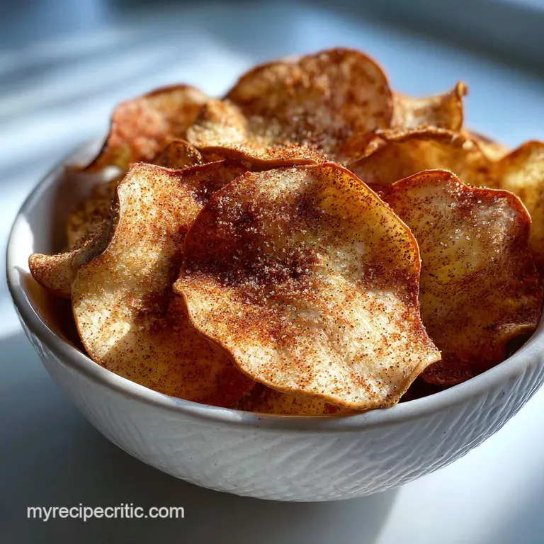 Cinnamon Sugar Apple Chips