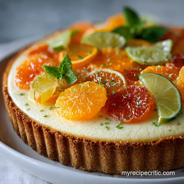 Citrus Cheesecake No Bake