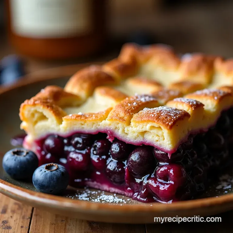 The Ultimate BarnRaiser Blueberry Pie presentation