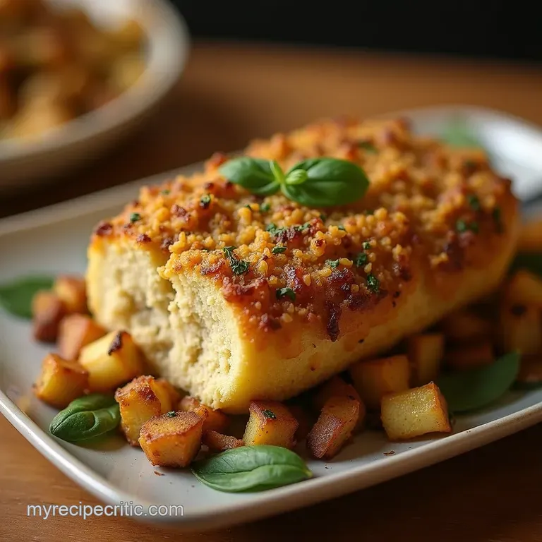 The Ultimate Heritage Sage Onion Stuffing Crispy on Top Buttery Soft Inside presentation