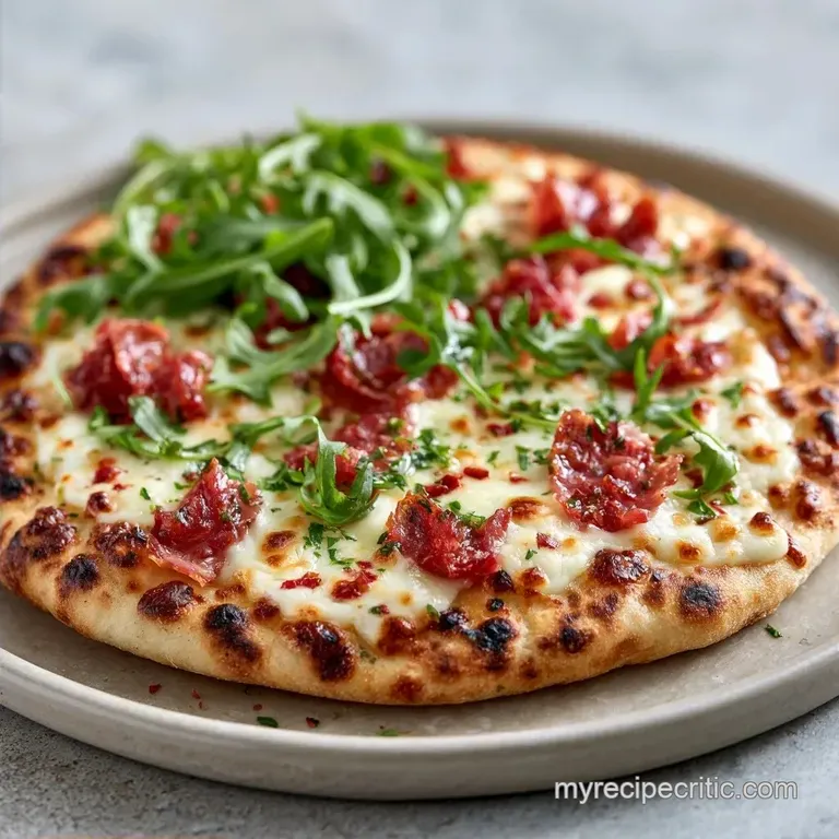 Classic Italian Deli Flatbread in 50 Minutes