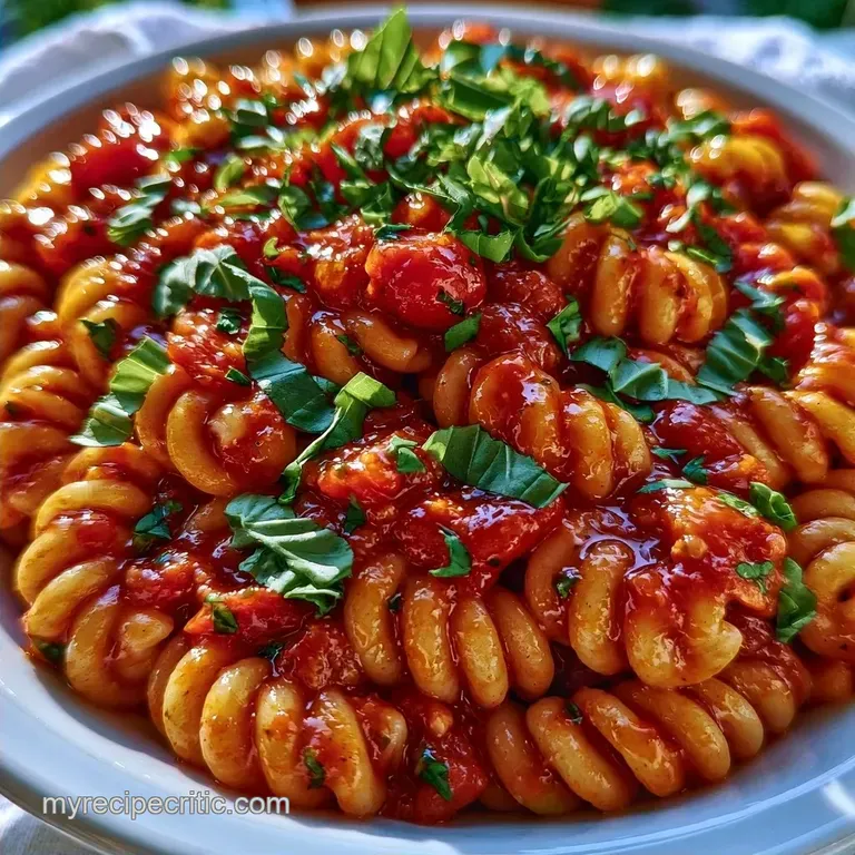 Classic Italian Tomato Pasta in 25 Minutes