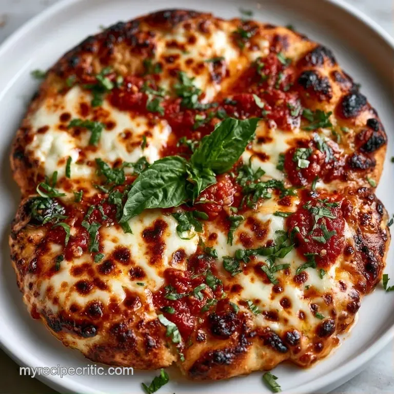 Slices of golden toasted flatbread on a rustic board with melted cheese and a drizzle of glistening olive oil.