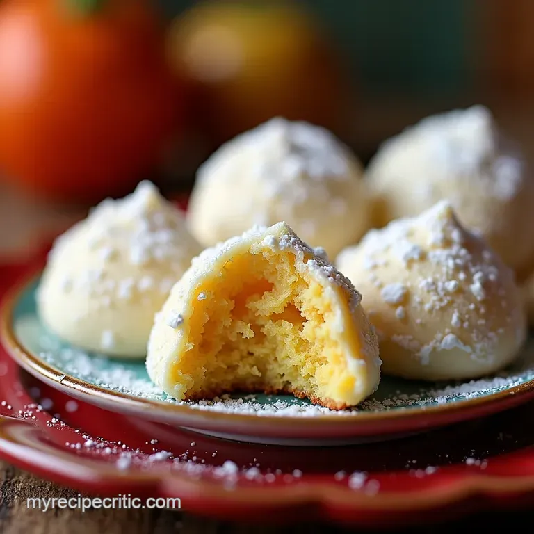 The Snowball Effect Classic Mexican Wedding Cookies Polvorones presentation