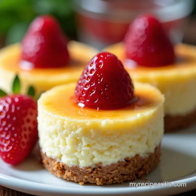 Classic Mini New York Cheesecakes