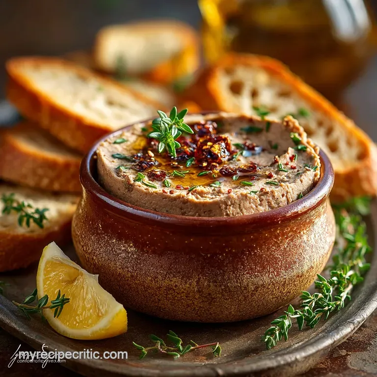 Silky Smooth Chicken Liver Pâté Recipe with Cognac and Thyme