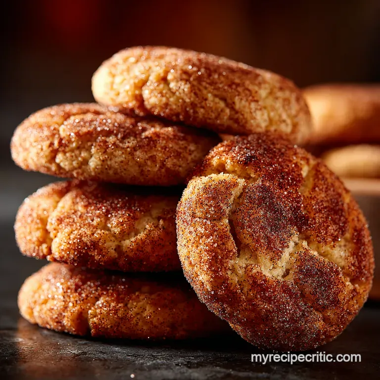 Classic Snickerdoodle Cookies a Cinnamonsugar Delight presentation