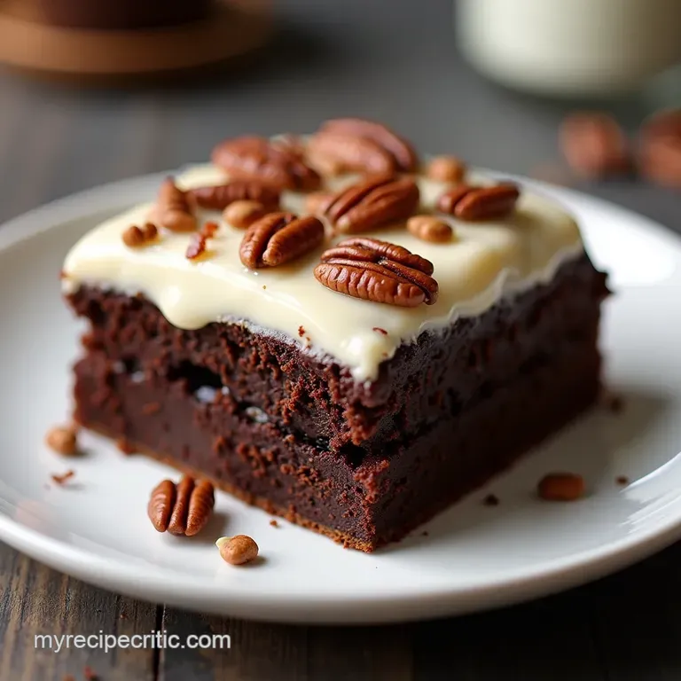 The Ultimate Gooey Texas Chocolate Sheet Cake with Pecan Icing