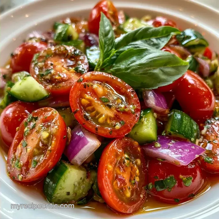 Ultra-Fresh Cold Cherry Tomato Salad