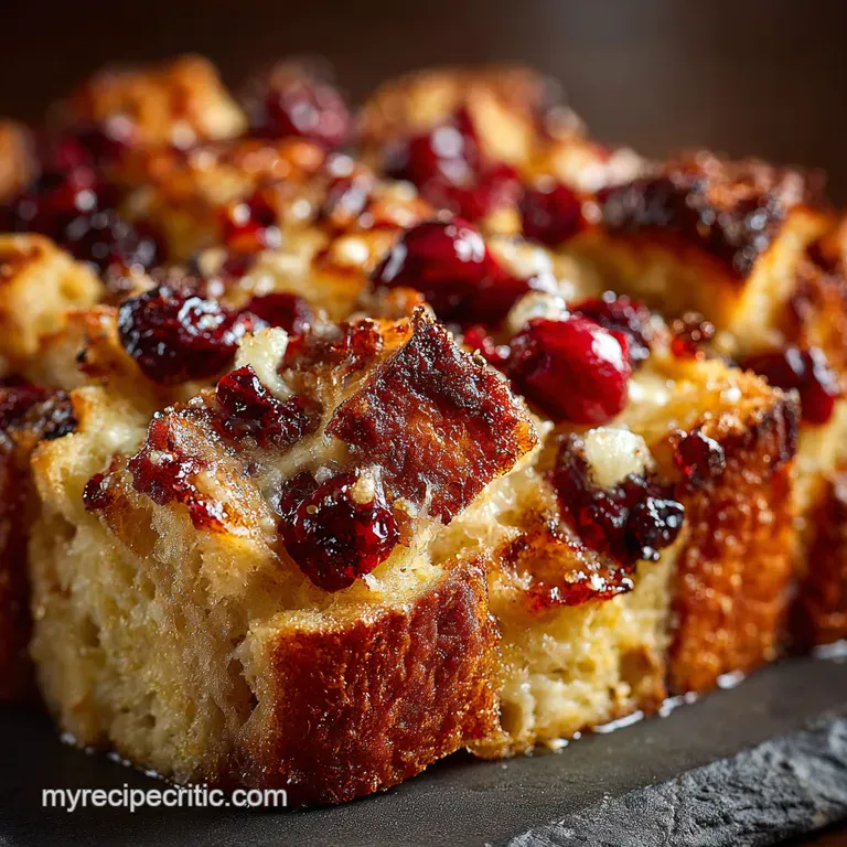 Cranberry Orange Christmas Morning Strata
