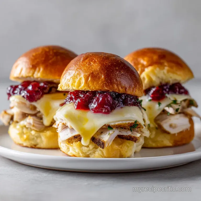 Cranberry Turkey Sliders: Failure-Proof