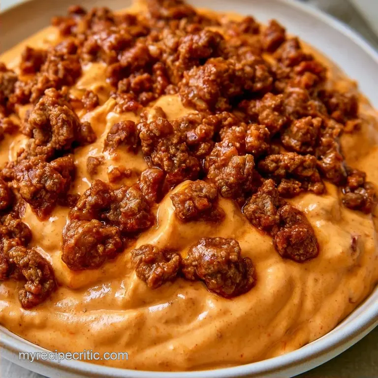 Cream Cheese Taco Dip with Lean Beef