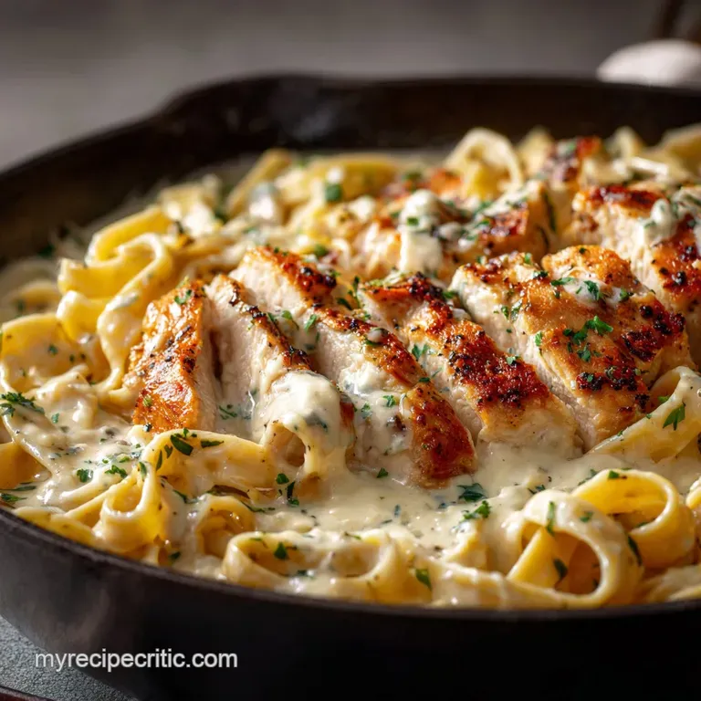 The Cheerful Weeknight Treat RestaurantQuality Creamy Chicken Alfredo
