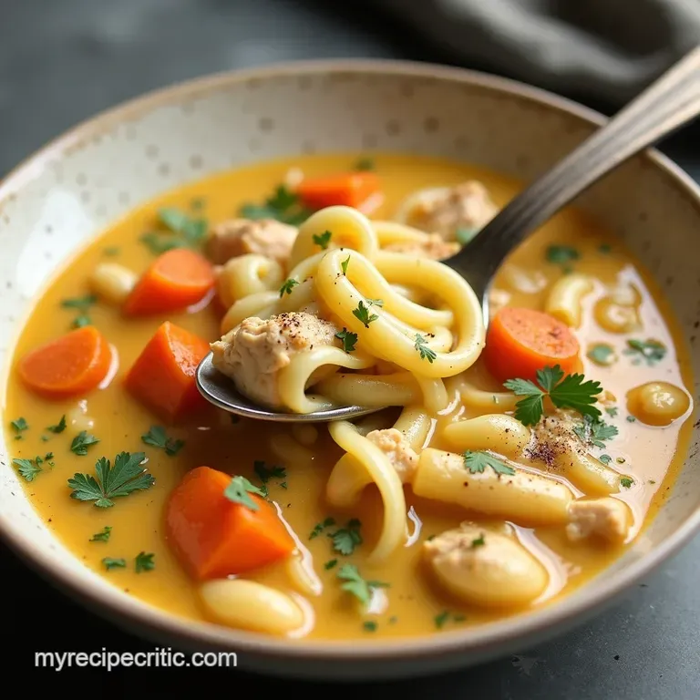 The Ultimate Comfort Easy Creamy Weeknight Chicken Noodle Soup