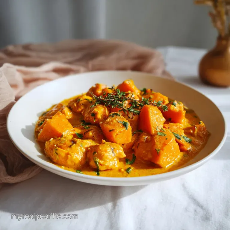 Creamy Chicken Sweet Potato Curry