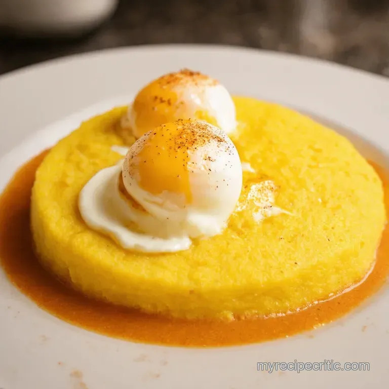 Creamy Dream Polenta with Perfectly Poached Eggs presentation