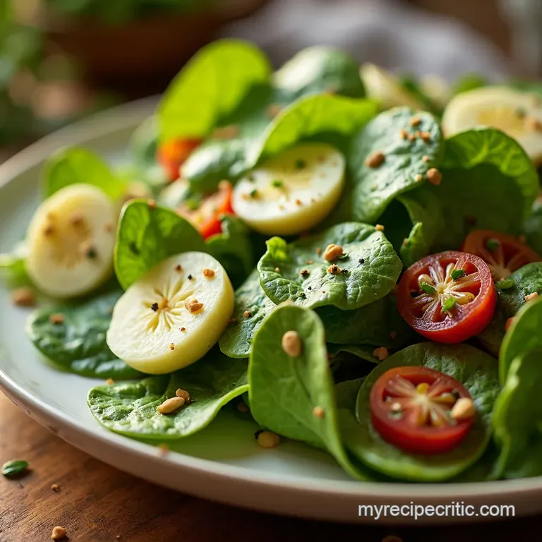 The Ultimate Creamy Herby Green Goddess Salad Easy Homemade Dressing presentation