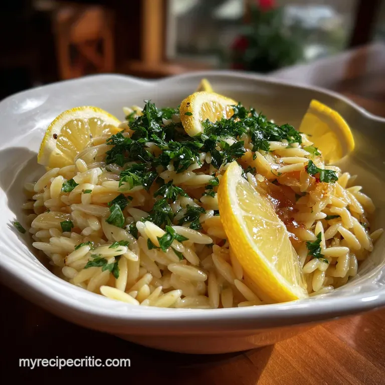 The Best Creamy Lemon Orzo: 25 Minute Recipe