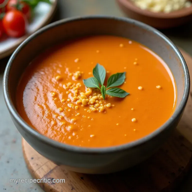 Velvet Dawn The Ultimate Creamy Tomato Bisque Ready in Under an Hour