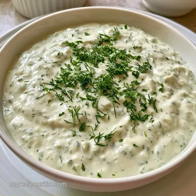 Creamy Veggie Dip with Sour Cream