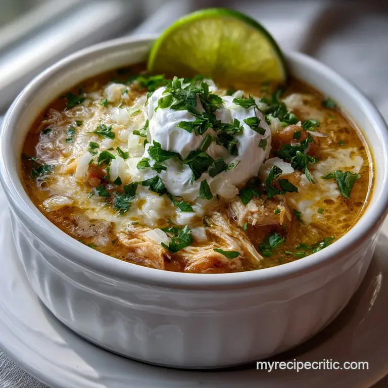 White Chicken Chili Crockpot Recipe: So Creamy