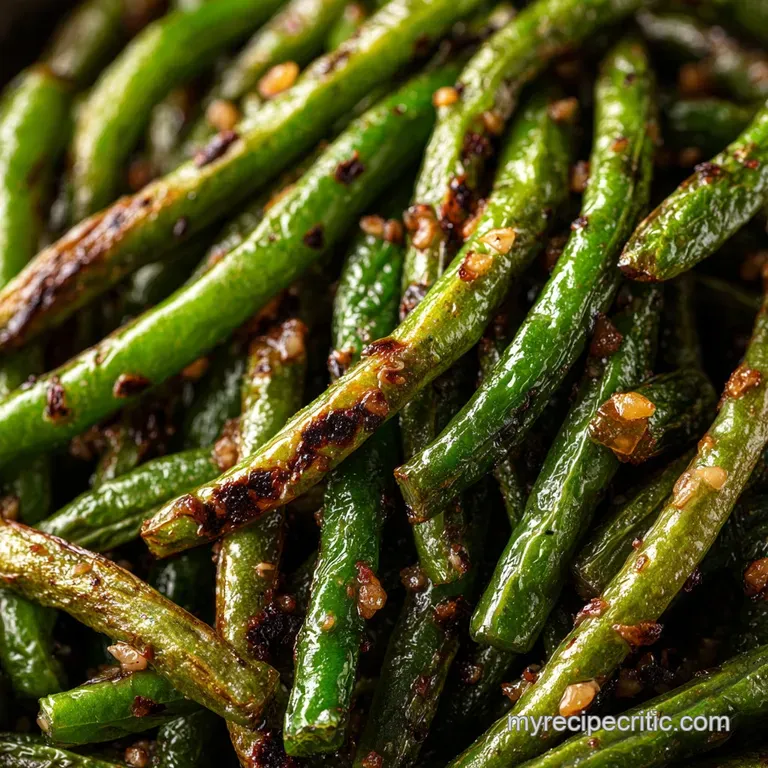 Air Fryer Green Beans Crispy Garlicky 10Minute Side Dish