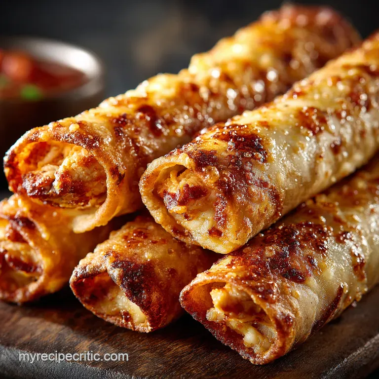 Crispy Chicken Flautas a Fiesta on a Plate presentation