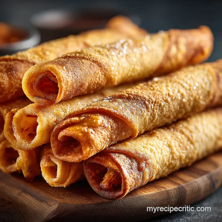 Crispy Chicken Flautas A Fiesta on a Plate