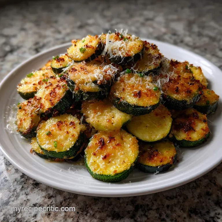 The Best Oven Roasted Zucchini Recipe presentation