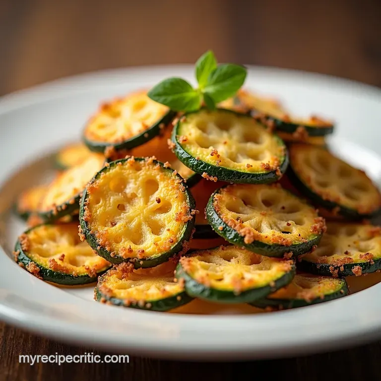 Crispy Parmesan Zucchini Chips