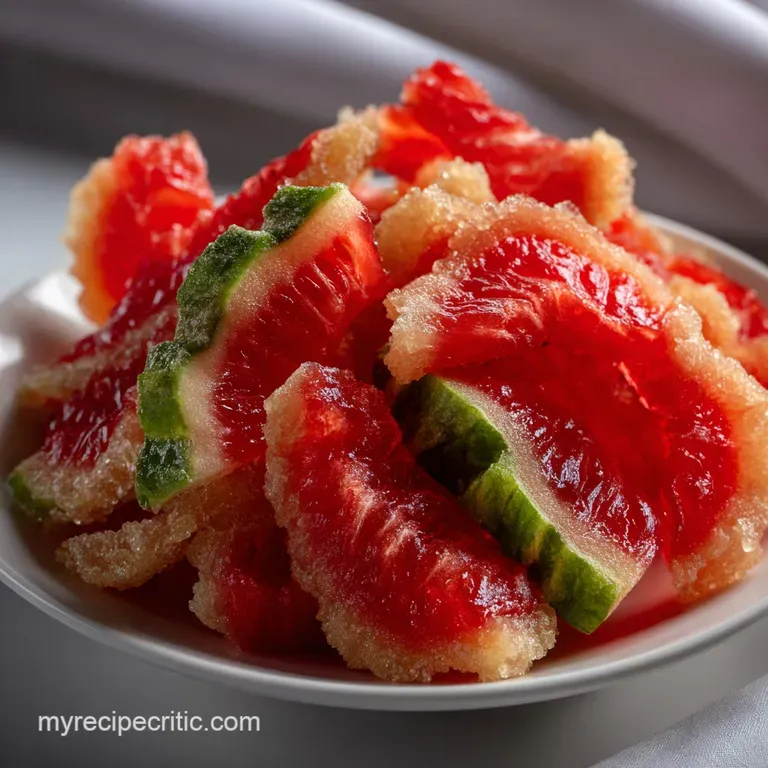 The Ultimate Pickled Watermelon Rind: Crispy Quick