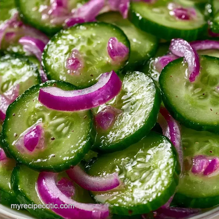 Crunchy English Cucumber Salad: Zesty and Crisp