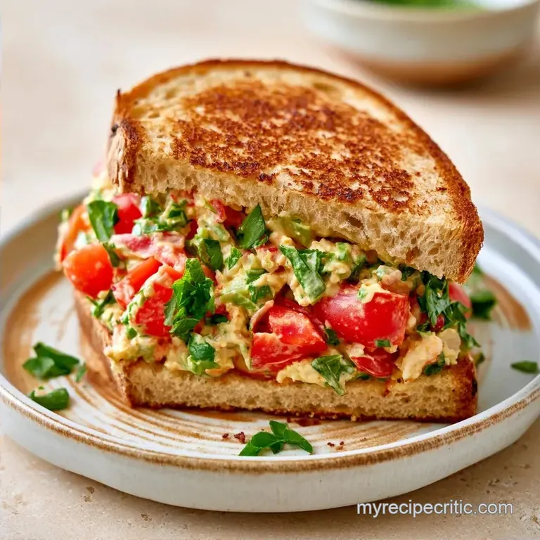 Crispy Curried Tomato Sandwich