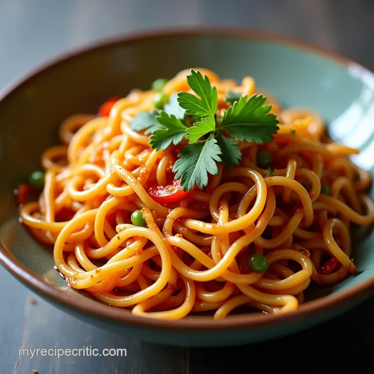 Dan Dan Noodles A Fiery Taste of Sichuan Street Food