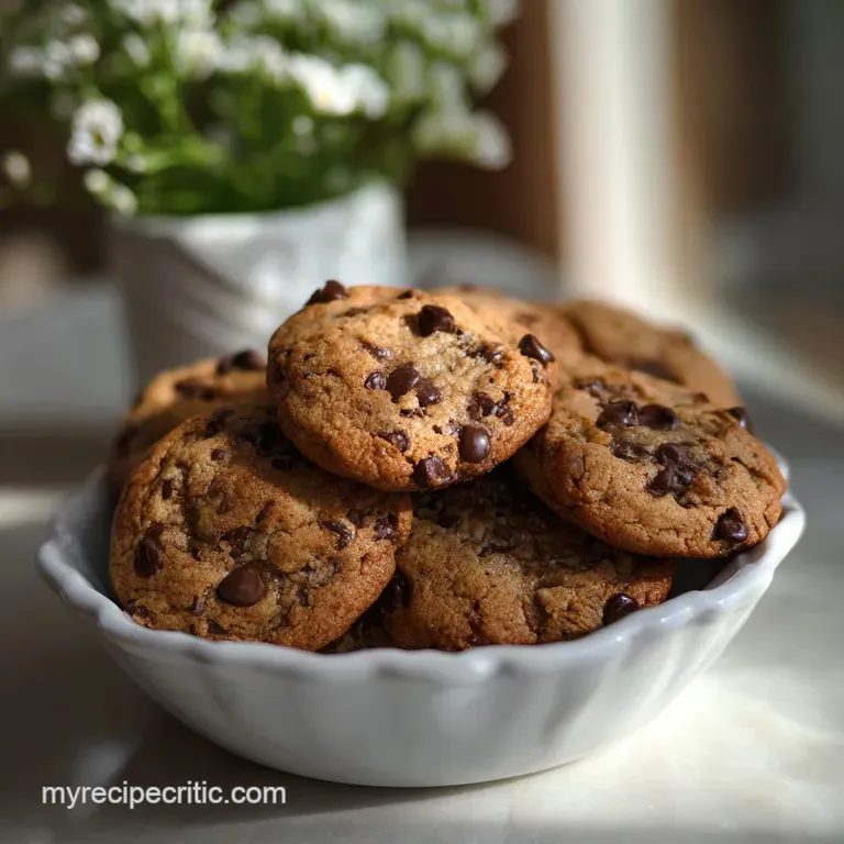 Dark Chocolate Chip Cookies