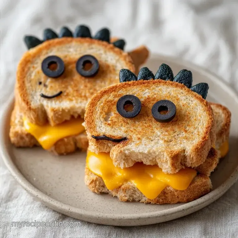Dino Shaped Sandwiches: Fun and Healthy