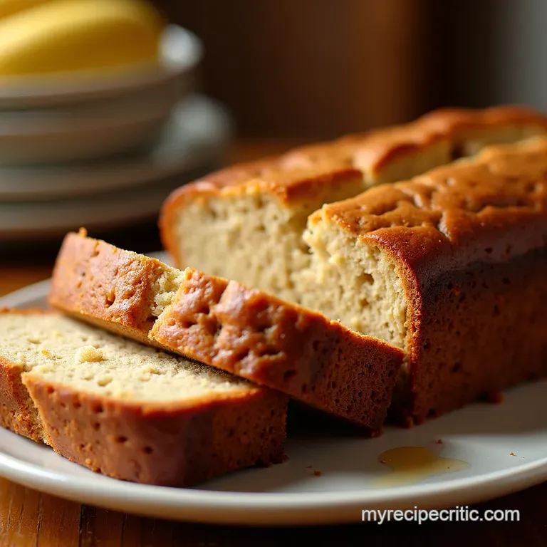 Double Banana Whammy Bread presentation