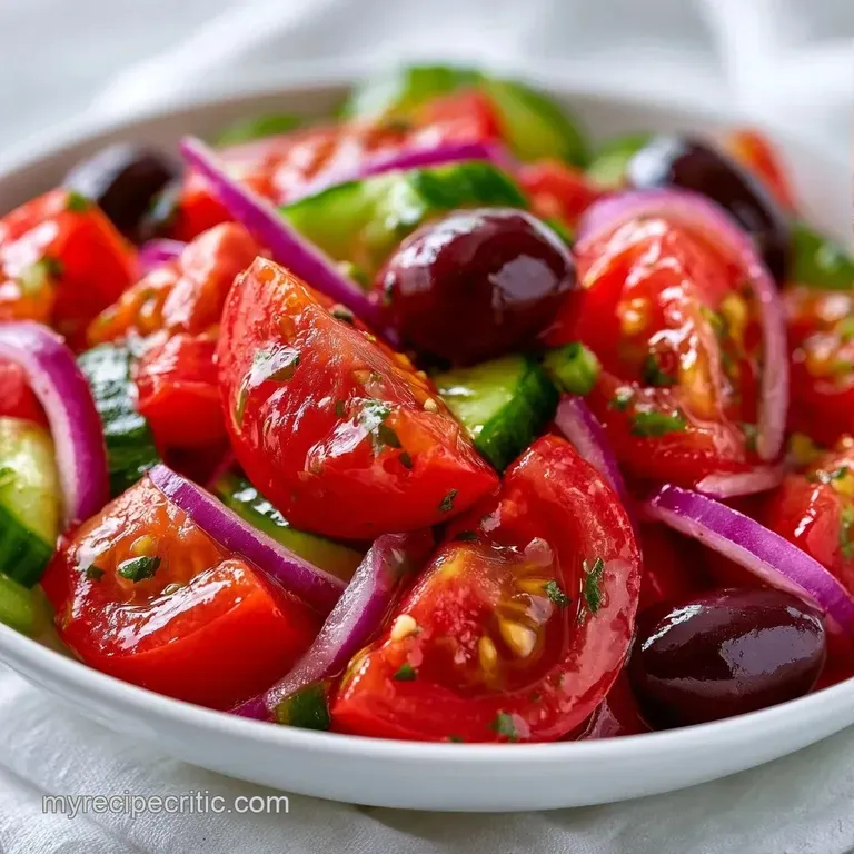 Sliced heirloom tomatoes arranged in a circle on a white ceramic plate, drizzled with oil and dried green oregano.