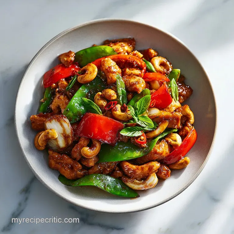 Cashew Chicken: Tender Glazed and Ready in 20 Minutes