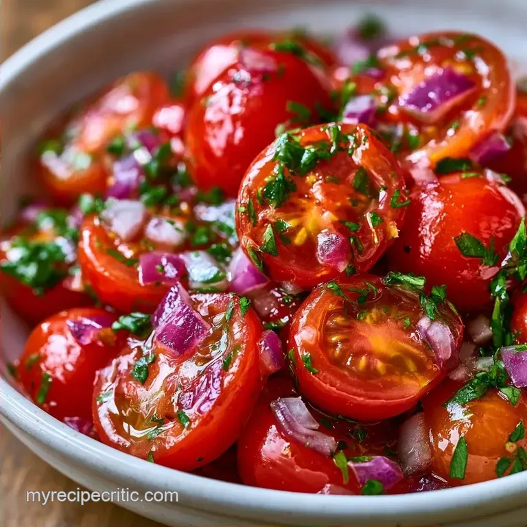 Easy Cherry Tomato Salad in 10 Minutes