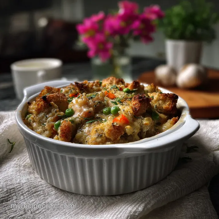 The Best Chicken Casserole with Stuffing