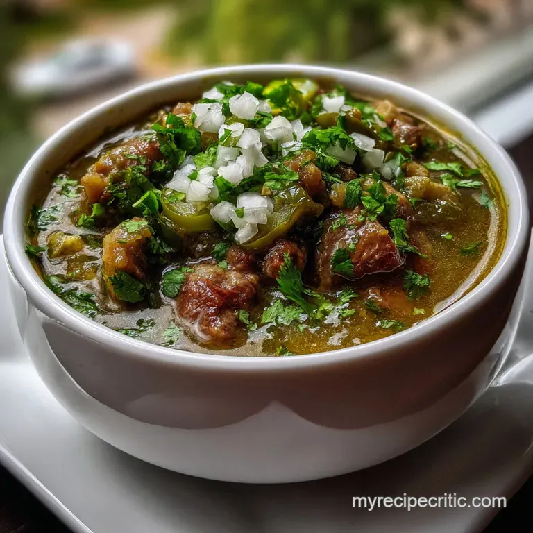 The Best Chile Verde Recipe for Authentic Flavor presentation