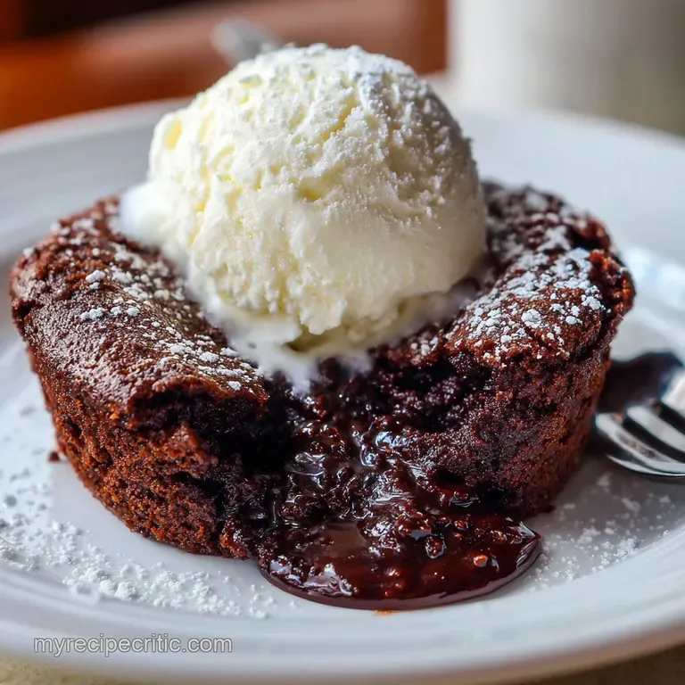 Easy Dessert Recipe with Chocolate: Self-Saucing