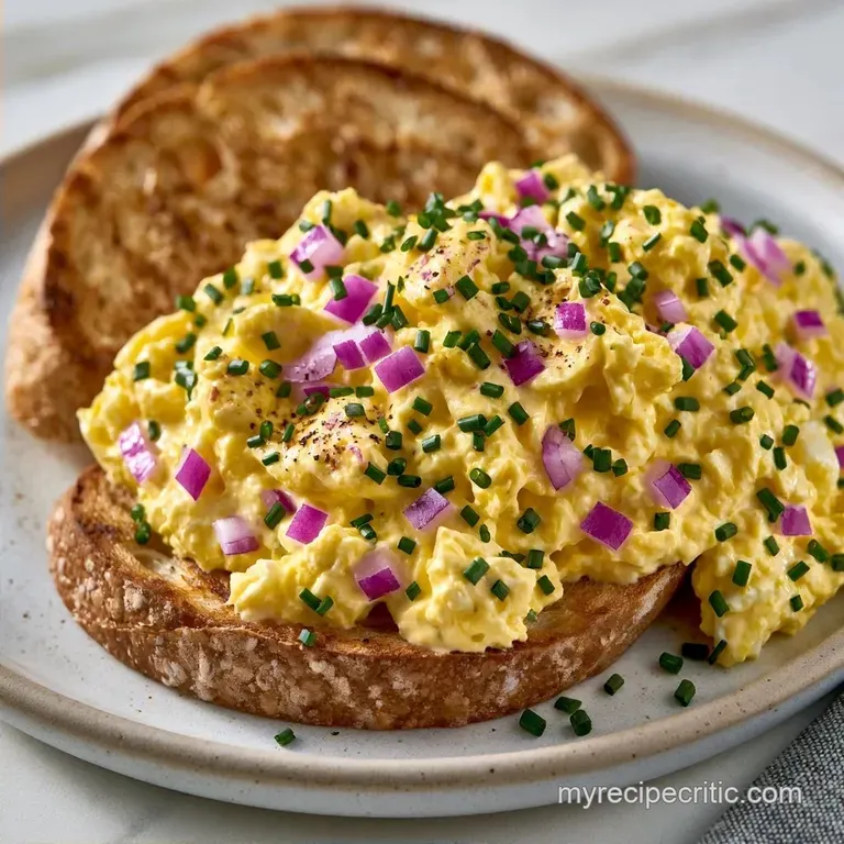 Easy Egg Salad Sandwich with Dijon Mustard