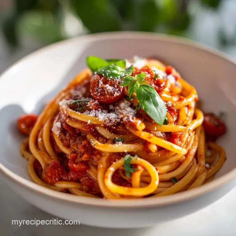 Easy Homemade Pasta Sauce: Silky and Vibrant
