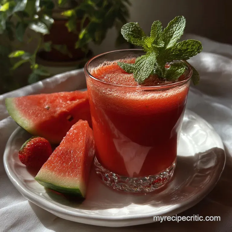 Easy Jamaica Agua Fresca: Tart Hibiscus Drink presentation