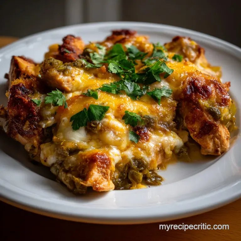 Easy Mexican Chicken Casserole: 45-Minute Dinner presentation