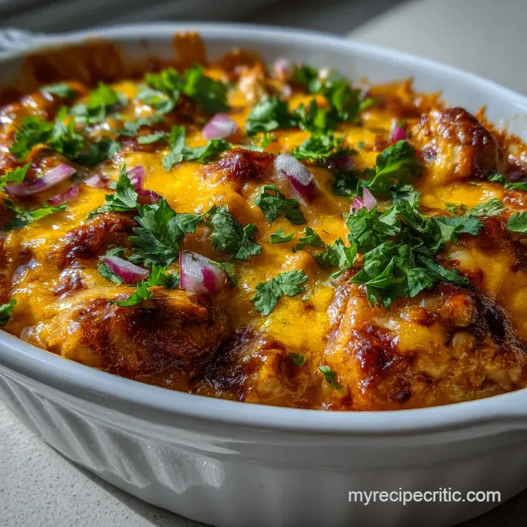 Easy Mexican Chicken Casserole: 45-Minute Dinner