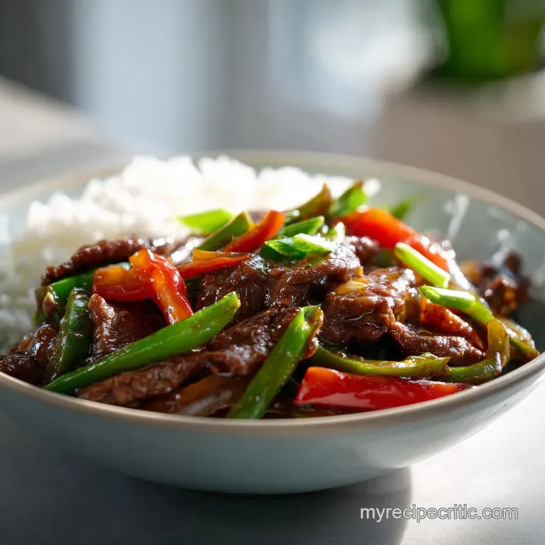 Chinese Pepper Steak: Tender and Stir-Fried