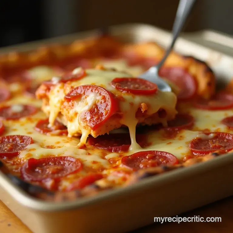 The NoFuss AllFlavour Pizza Casserole The Ultimate Family Weeknight Bake presentation